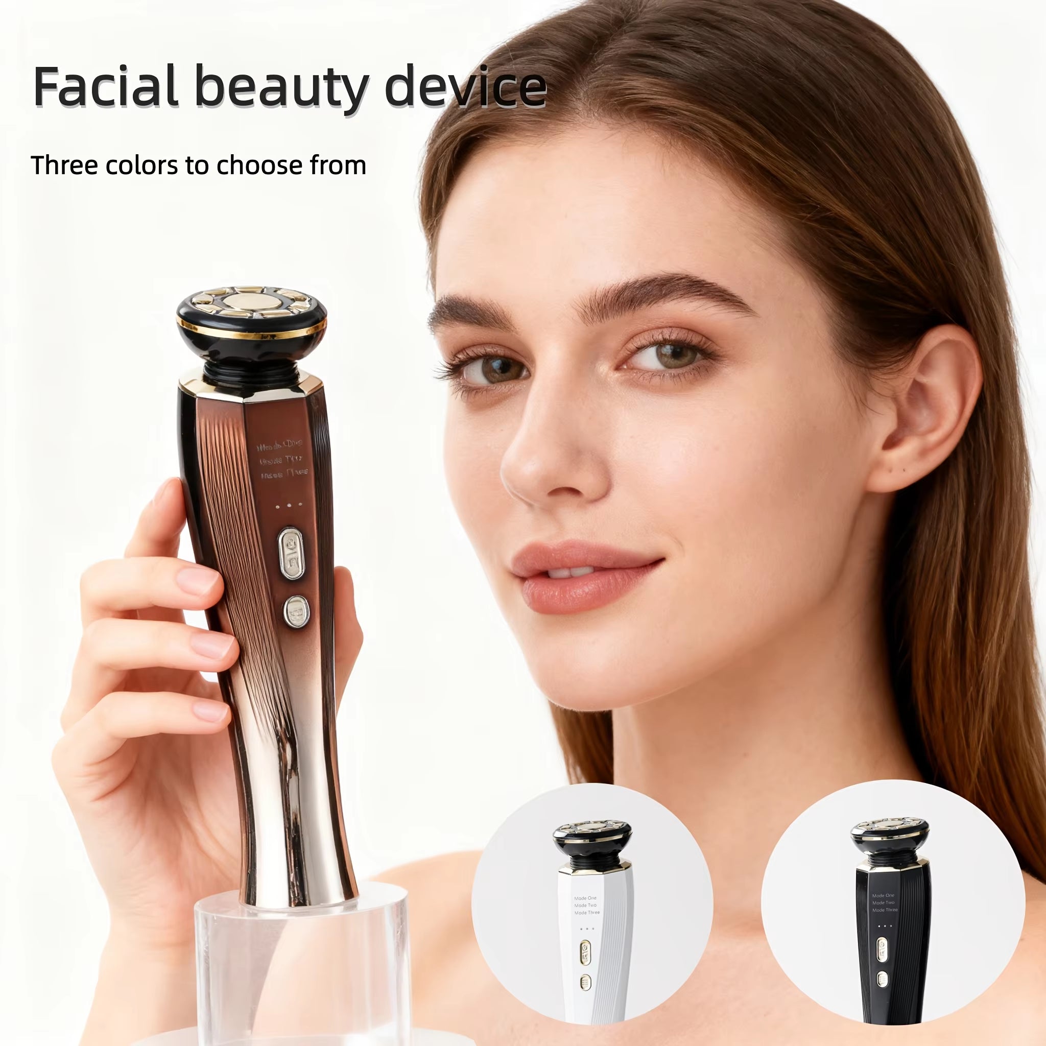 Facial and Neck Massage Skin Care Auxiliary Tool Beauty Instrument, Eye Massager, USB Charging Beauty Device, New Year'S Gift